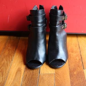 Black Heeled Ankle Booties